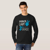 Peace Out 3rd Grade Boys Third Grade Graduation T-Shirt (Vorne ganz)