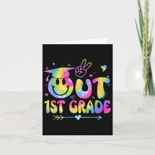 Peace Out 3rd Grade CL of 2025 Goodbye Abschluss Karte