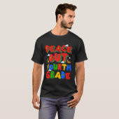 Peace Out 4. Klasse Goodbye 4. T-Shirt (Vorne ganz)