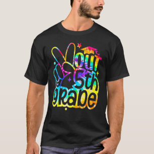 Peace Out 5th Grade Abschluss am letzten Schultag T-Shirt