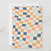 Peace Out 5th Grade Groovy Graduation Party Einladung (Rückseite)