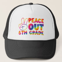 Peace Out 6. Gefärbte Krawatte Letzten Tag 6. Klas