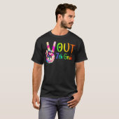 Peace Out 7th Grade Gefärbte Krawatte Abschluss Cl T-Shirt (Vorne ganz)