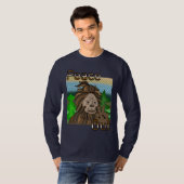 Peace Out Bigfoot Sasquatch T-Shirt (Vorne ganz)