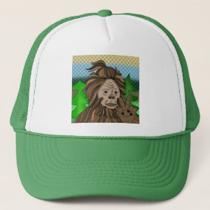 Peace Out Bigfoot Sasquatch Truckerkappe
