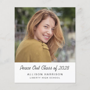 Peace Out Class 2022 Foto Abschluss