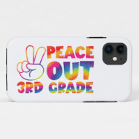 Peace Out Dritte Gefärbte Krawatte Letzten Tag 3. 