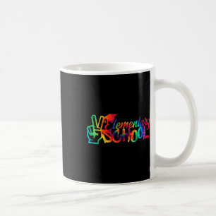 Peace Out Elementarschule zurück zur Gefärbte Kraw Kaffeetasse