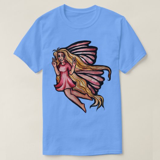 Peace Out Fairy Friedlich T-Shirt (Design vorne)
