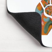 Peace Out: Hakuna Matata Vibes unterzeichnen Mousepad (Ecke)