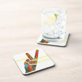 Peace Out: Hakuna Matata Vibes unterzeichnen Untersetzer (Rechte Seite)