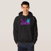 Peace Out Kinder Sign Hand Abschluss School Hoodie (Vorne ganz)