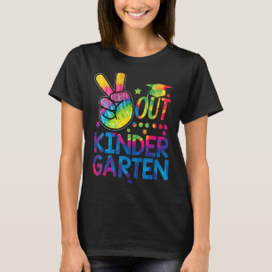 Peace Out Kindergarten Abschluss am letzten Scho-T T-Shirt