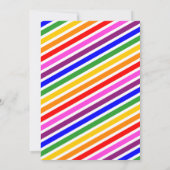 Peace Out Kindergarten Spaß Farbenfroher Abschluss Einladung (Rückseite)