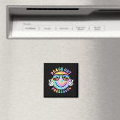 Peace Out School 2024 Letzter Schulsommertag Magnet (In Situ (Geschirrspüler))