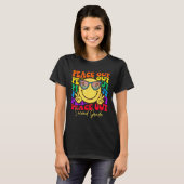 Peace Out Second Grade Graduation Shirt Kid Smile (Vorne ganz)