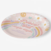 Peace Out Single Digits 10. Geburtstag Pappteller (Schrägansicht)