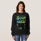 Peace Out Single Digits Ich bin 10 Kinder Sweatshirt (Vorne ganz)
