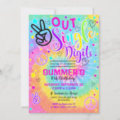 Peace Out Single macht Einladung zur Gefärbte Kraw (Vorderseite)