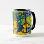 Peace Out Tasse (VorderseiteRechts)