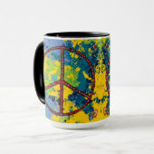 Peace Out Tasse (Vorderseite Links)