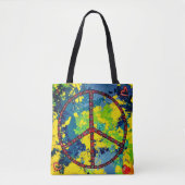 "Peace Out Tot Bag" Tasche (Vorderseite)