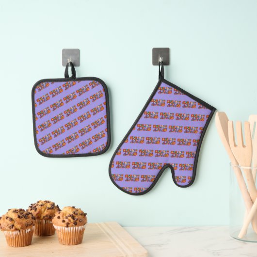 Peace Oven Mitt & Pot Holder Set (Insitu (Hängend))