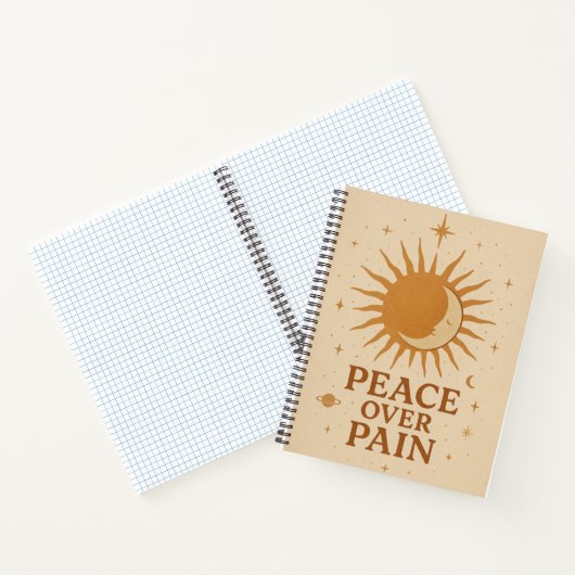 Peace Over Pain Journal – Mindfulness and Self-Lov Notizblock (Innenseite)