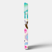 Peace & Paisley Collage Case-Mate iPhone Hülle (Rückseite / Links)