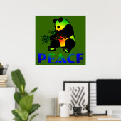 Peace Panda Bear Poster (Heimbüro)