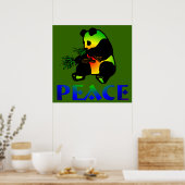 Peace Panda Bear Poster (Küche)