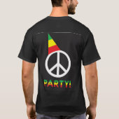 PEACE/PARTY! T-Shirt (Rückseite)