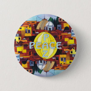 Peace-Paz Button