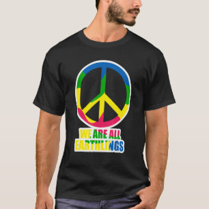 Peace Peace Peace Sprichwort Friedenssymbol Priest T-Shirt