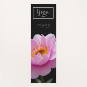 Peace Pink - Yoga Mat Yogamatte (Vorderseite)