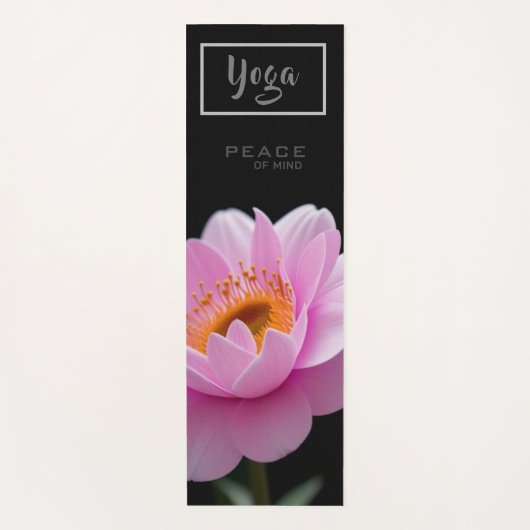 Peace Pink - Yoga Mat Yogamatte (Vorderseite)