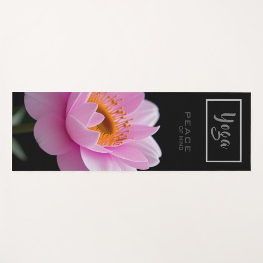 Peace Pink - Yoga Mat Yogamatte (Vorderseite (Horizontal))