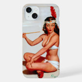 Peace Pipe Pinup iPhone Hülle (Rückseite)