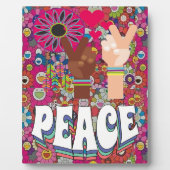 Peace Plaque Fotoplatte (Vorderseite)