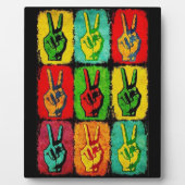 Peace Plaque Fotoplatte (Vorderseite)