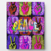 Peace Plaque Fotoplatte (Vorderseite)