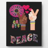 Peace Plaque Fotoplatte (Vorderseite)