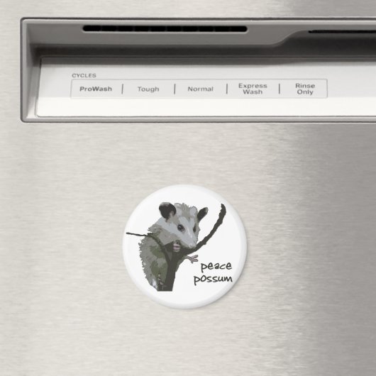 Peace Possum Magnet (In Situ (Geschirrspüler))