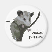 Peace Possum Magnet (Vorne)