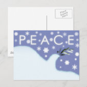 PEACE POSTCARD POSTKARTE (Vorne/Hinten)