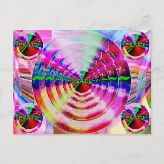 ~PEACE POSTKARTE (Vorderseite)
