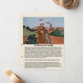 Peace prayer of St Francis  Mitteilungskarte (Vorderseite/Rückseite Beispiel)