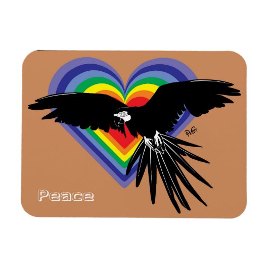 Peace Premium Flexi Magnet (Horizontal)