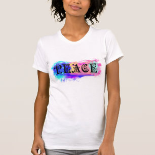 Peace Print Design T-Shirt