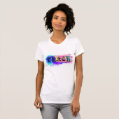 Peace Print Design T-Shirt (Vorne ganz)
